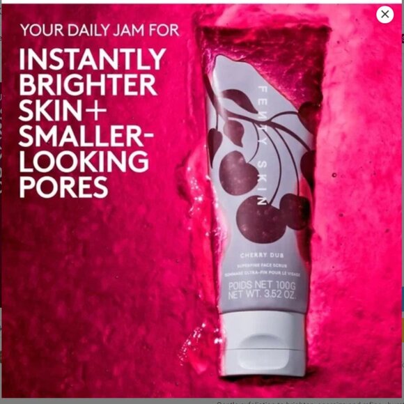 Fenty Beauty | Cherry Dub Superfine Daily Cleansing Face Scrub | NWT - Picture 3 of 6
